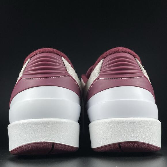 Nike Air Jordan 2 Retro Low Cherrywood Red Men’s 9.5 Basketball Shoes DV9956-103 - Picture 3 of 9